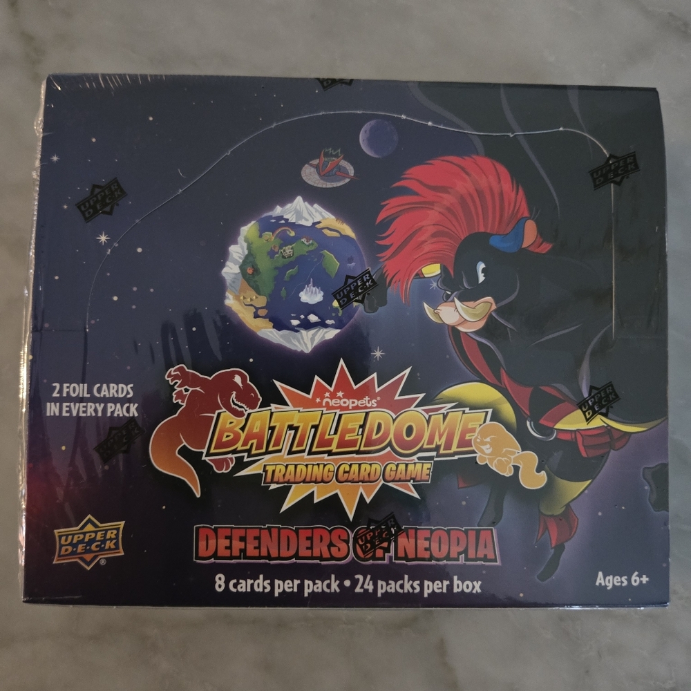 New Sealed Booster Box Neopets Defenders of Neopia Battledome Trading Cards